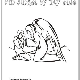 Angel Themed Kids Coloring Book